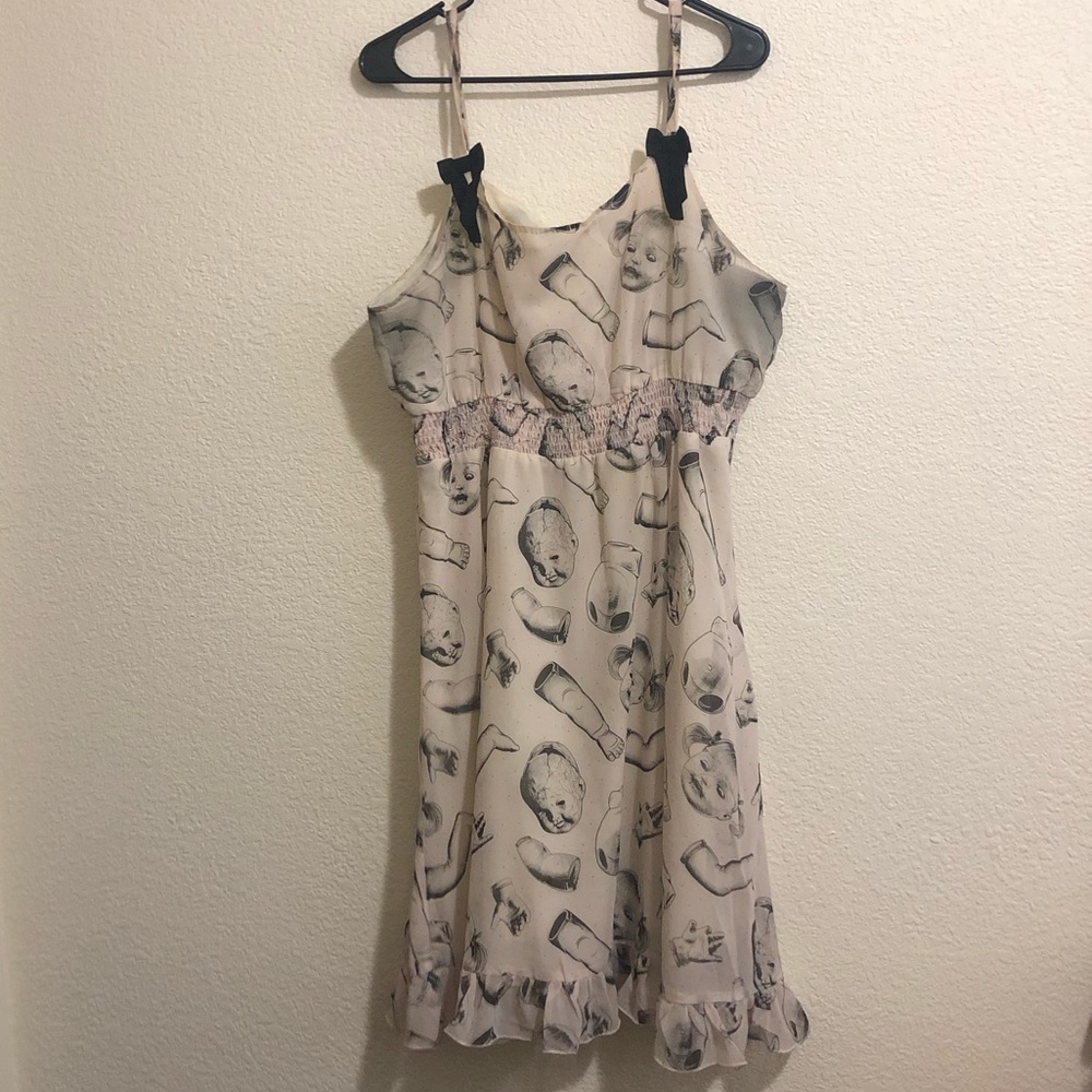 Sourpuss Doll parts chiffon dress